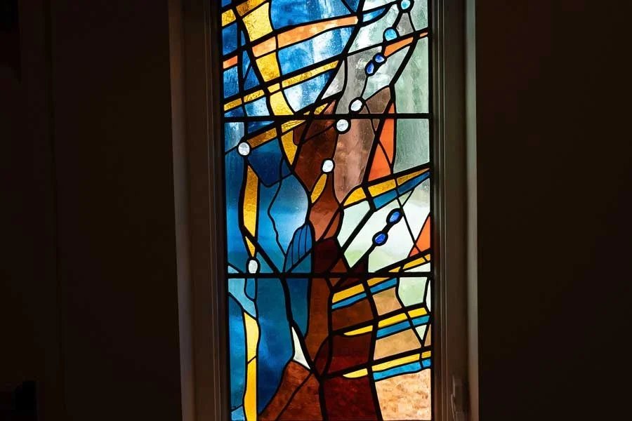 stained glass window